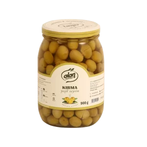 Alan Zeytin Kırma Yeşil Zeytin 141-160 Cam Kavanoz 900 Gr