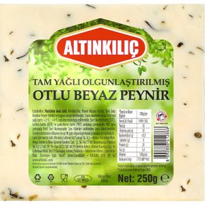 Altınkılıç Tam Yağlı Olgunlaştırılmış Otlu Peynir 250 Gr.