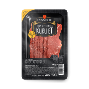 Çapanoğlu Dana Biftek Dilimli Kuru Et 60gr