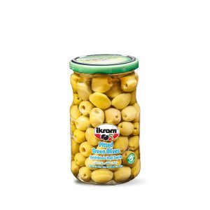 İkram Zeytin Yeşil Zeytin Çekirdeksiz 350 Gr Cam